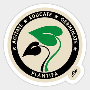 Plantifa Emblem (Light version) Sticker